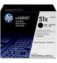 Hp 51X Q7551Xd Toner Yüksek Kapasiteli 2'Li Paket