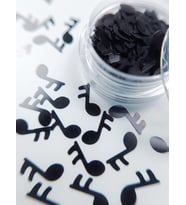 Şekilli Folyo Müzik Notalar - Dekoratif Nail Art Tırnak Süsleme Pulu