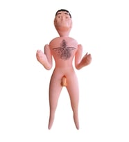 OdinsShop 18 cm Titreşimli Penisli 2 İşlevli Realistik Suni Şişme Erkek Manken