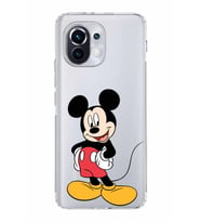 Xiaomi  Mi 11  Kamera Korumalı Kapak Mickey Mouse Tasarımlı Şeffaf  Kılıf