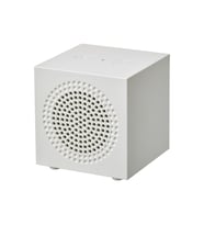 Taşınabilir Bluetooth Hoparlör, Beyaz, 7x7 cm