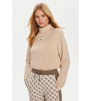 Guess Kadın Olympe Bej Sweatshirt
