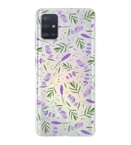 PrintiFy Samsung Galaxy A51 ile Uyumlu 1mm Slim Fit Water Color 3 Baskılı Şeffaf  Kılıf