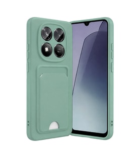 Northcity Xiaomi Redmi Note 15 Pro 4G Kelvin Kartvizitli Silikon - Açık Yeşil