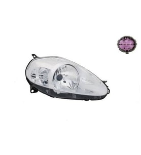 FİAT GRANDE PUNTO ÖN FAR ELEKTRİKLİ MOTORLU KROM MOR SOKET UYUMLU SAĞ 08-09 FIA10PU014 51840989