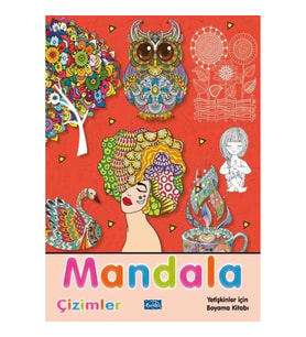 MANDALA-YETİŞKİNLER İÇİN-ÇİZİMLER - PARILTI YAYINCILIK