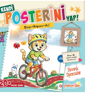 Kendi Posterini Yap! Boya Kopart As! Sevimli Sporcular