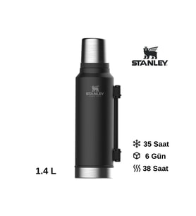 Stanley Legendary Classic Termos 1,4L Matte Black Matara (Siyah)