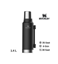 Stanley Legendary Classic Termos 1,4L Matte Black Matara (Siyah)