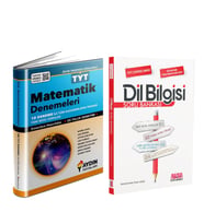 Aydın Yayınları TYT Matematik 10 Deneme ve AKM Dil Bilgisi Soru Bankası Seti 2 Kitap