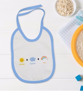 BK Kids Mavi Bebek Mama Önlüğü - Model 71