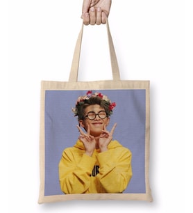 Bts Namjoon Bez Çanta Uzun Saplı