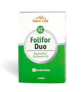 Folifor Duo Folik Asit ve D3 Vitamini İçeren Takviye Edici Gıda 30 Tablet