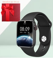 Watch 9 Plus Akıllı Saat Dinamik Ekran/Sesli Asistan/GPT Ai Çift Kordonlu - Hediye Kutulu (Siyah)