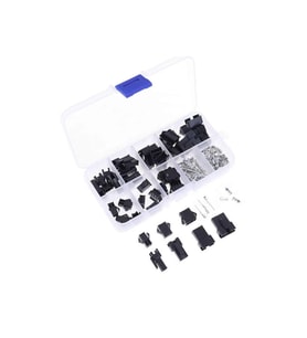 JST SM Konnektör Set 200 Parça Set Kutulu 2 3 4 5 Pin Erkek Dişi Terminal Konnektör Sıkmalı Pin