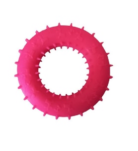 PLASTİK SİMİT KEMİK ( M ) 8,5 cm Pembe (Pembe)