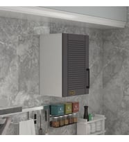Kenzlife hazır mutfak dolabı bamya90 gri mod2 90*040*32 mebran kapak suntalam gövde