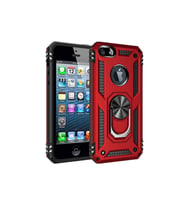 Apple iPhone 5 Uyumlu Kılıf Zore Vega Kapak (Kırmızı)