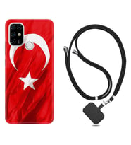 Casper E30 F20 X20 Kılıf Boyun Askılı Silikon Şanlı Türk Bayrağı 4 1401