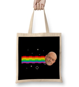 Ross Kemp Nyan Cat Bez Çanta Uzun Saplı