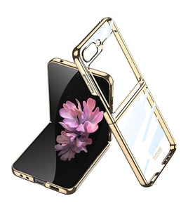 Galaxy Z Flip 6 Kılıf Zore Full Camlı Kıpta Kapak