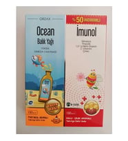 Orzax Ocean Balık Yağı 150 ml + İmunol Şurup 150 ml