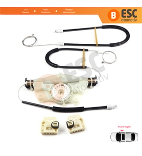 Skoda Fabia MK1 1999-2008 4/5 Kapı Praktik Van 6Y1837462 İçin Elektrikli Ön Sağ Cam Kriko Tamir Seti