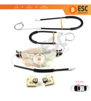 Skoda Fabia MK1 1999-2008 4/5 Kapı Praktik Van 6Y1837462 İçin Elektrikli Ön Sağ Cam Kriko Tamir Seti