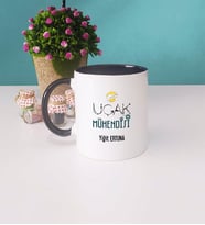 Uçak Mühendisi Kupa Bardak Siyah