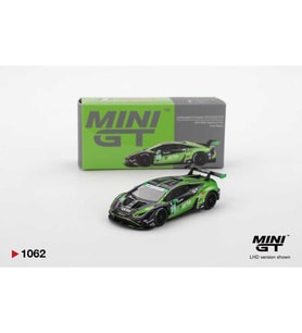 Mini Gt 1062 Lamborghini Huracán Gt3 Evo2 #78 Forte Racing 2024 Imsa Daytona 24 Hrs 1/64 Model Araba