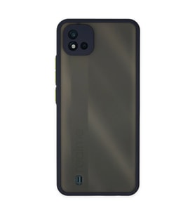 Realme C11 2021 Kılıf Montreal Silikon Kapak - Lacivert