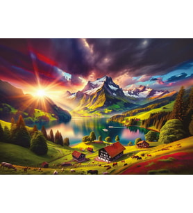 Art Puzzle Alplerin Kıyısında 500 Parça Puzzle