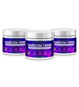 Varicose Veins 100 ML Arnika Aloe Vera ve Vitamin E İçerikli Bacak Bakım Kremi x3