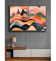 Koç stüdyo Modern tasarım kanvas tablo 50x70 (Çok Renkli)