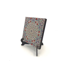 Osmanlı Çini Deseni Baskılı MDF Masaüstlük 10X10