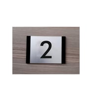 Dekoratif Apartman Kapı Numarası Pleksi-02