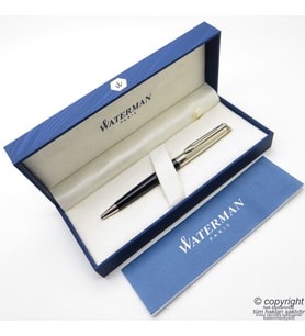 Waterman Hemisphere Siyah Krom CT Tükenmez Kalem  İsme Özel Kalem  Hediye Kalem