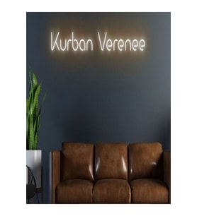 Kurban Verenee Yazılı Neon Tabela
