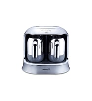 Korkmaz Kahvekolik Twin Inox/Krom Otomatik Türk Kahve Makinesi A861-06