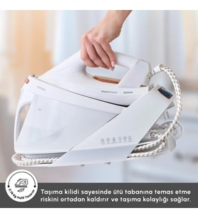 Karaca Vantuz Steammaster Buhar Kazanlı Ütü White Rose
