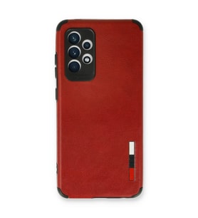 Samsung Galaxy A33 5g Kılıf Loop Deri Silikon - Kırmızı