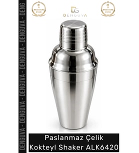 #Shaker Bar İçecek Sunum Karıştırıcı Profesyonel Paslanmaz Çelik Kokteyl Shaker Alk6420