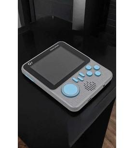 Mini Atari El Atarisi 3.5 İnç Ekran Çift Konsol 666 Adet Retro Oyun Gameboy El Atarisi