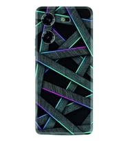 Tecno Pova 5 Kılıf Silikon Desen Özel Seri Gri Zigzag 1706