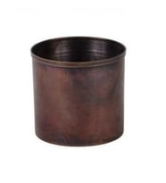 Turna Bakır Bahar Saksı 3 No 14 Cm Düz Oksit Turna2566-3