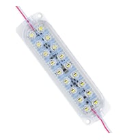 Powermaster 12 Volt 3.6 Watt Soğuk Beyaz Flaşlı Yanıp Sönen 2835 Mercekli Modül Led 18 Ledli