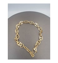 Paslanmaz Çelik Unisex Gold Renk Altın Tasarım Sevgiliye,arkadaşa Hediye Bileklik