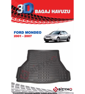Ford Mondeo Sedan 2001-2007 3D Bagaj Havuzu Bizymo