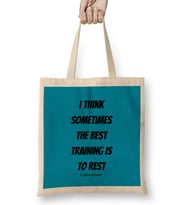 Cristiano Ronaldo Quotes Art Gift - Vintage Retro Style Bez Çanta Uzun Saplı