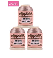 Northcity 3 Adet Altınbaşak Oya ve Dantel İpi 20 gr - Royaleks - No: 548